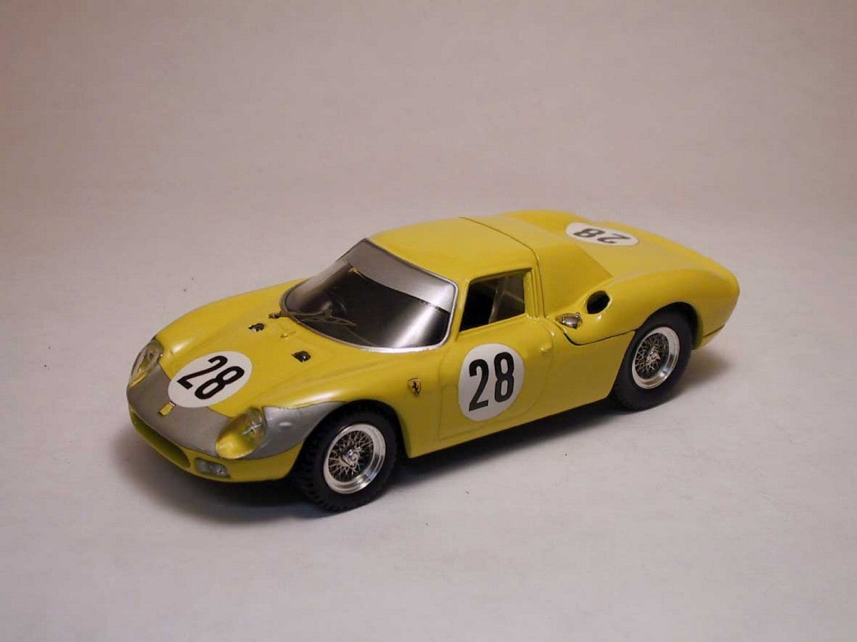 MODELE REDUIT COMPATIBLE AVEC FERRARI 250 LM N.28 7ème 1000 KM PARIS 1966 NOBLET-GOSSELIN 1:43 MEILLEUR MODELE BT9166