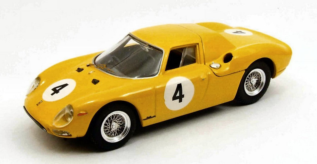 MODELE REDUIT COMPATIBLE AVEC FERRARI 250 LM N.4 8ème 500 KM SPA 1965 JCFRANCK 1:43 MEILLEUR MODELE BT9452