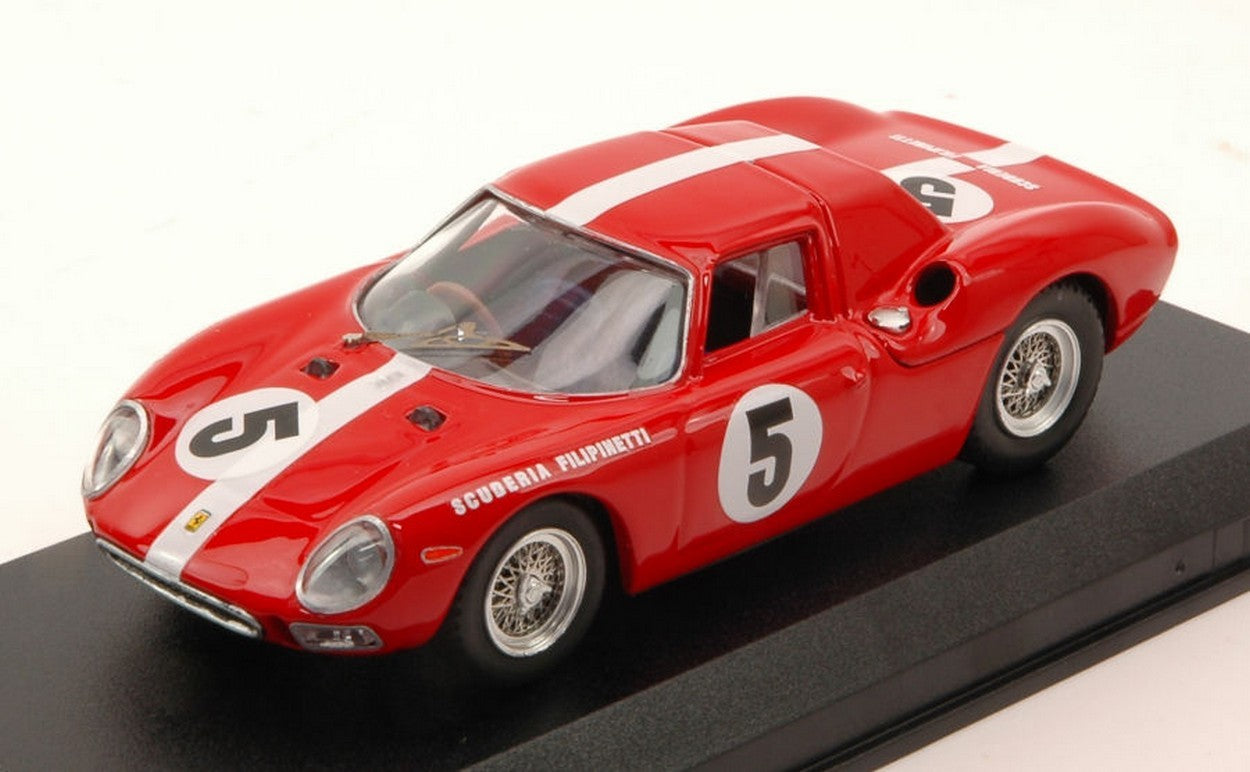 MODELE REDUIT COMPATIBLE AVEC FERRARI 250 LM N.5 DNF 1000 KM PARIS 1964 MULLER-BOLLER 1:43 MEILLEUR MODELE BT9629