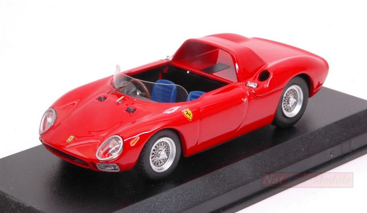 SCALE MODEL COMPATIBLE WITH FERRARI 250 LM SPYDER 1965 PROVA RED 1:43 BEST MODEL BT9699