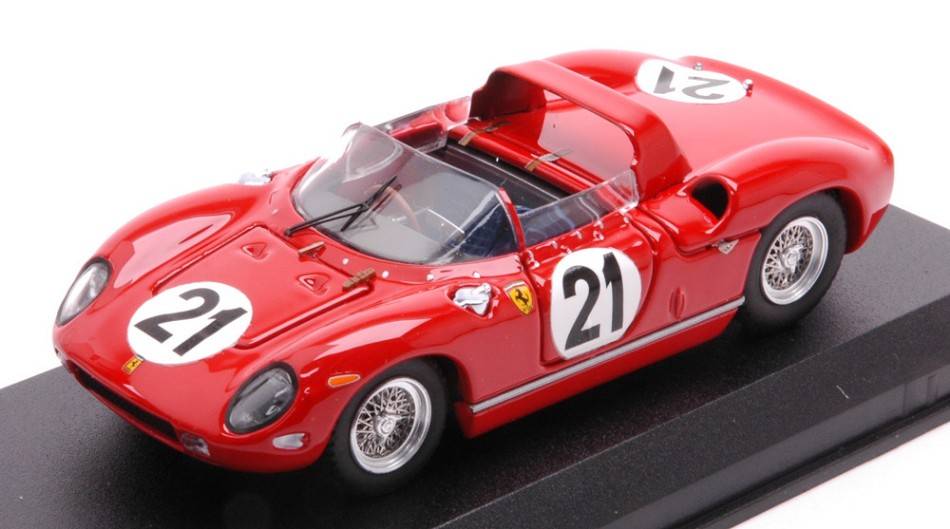 SCALE MODEL COMPATIBLE WITH FERRARI 250 P N.21 24 H LE MANS 1963 SCARFIOTTI-BANDINI 1:43 ART MODEL AM0139-2