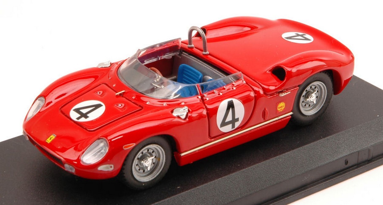 SCALE MODEL COMPATIBLE WITH FERRARI 250 P N.4 RETIRED MONSPORT 1963 J.SURTEES 1:43 ART MODEL AM0155