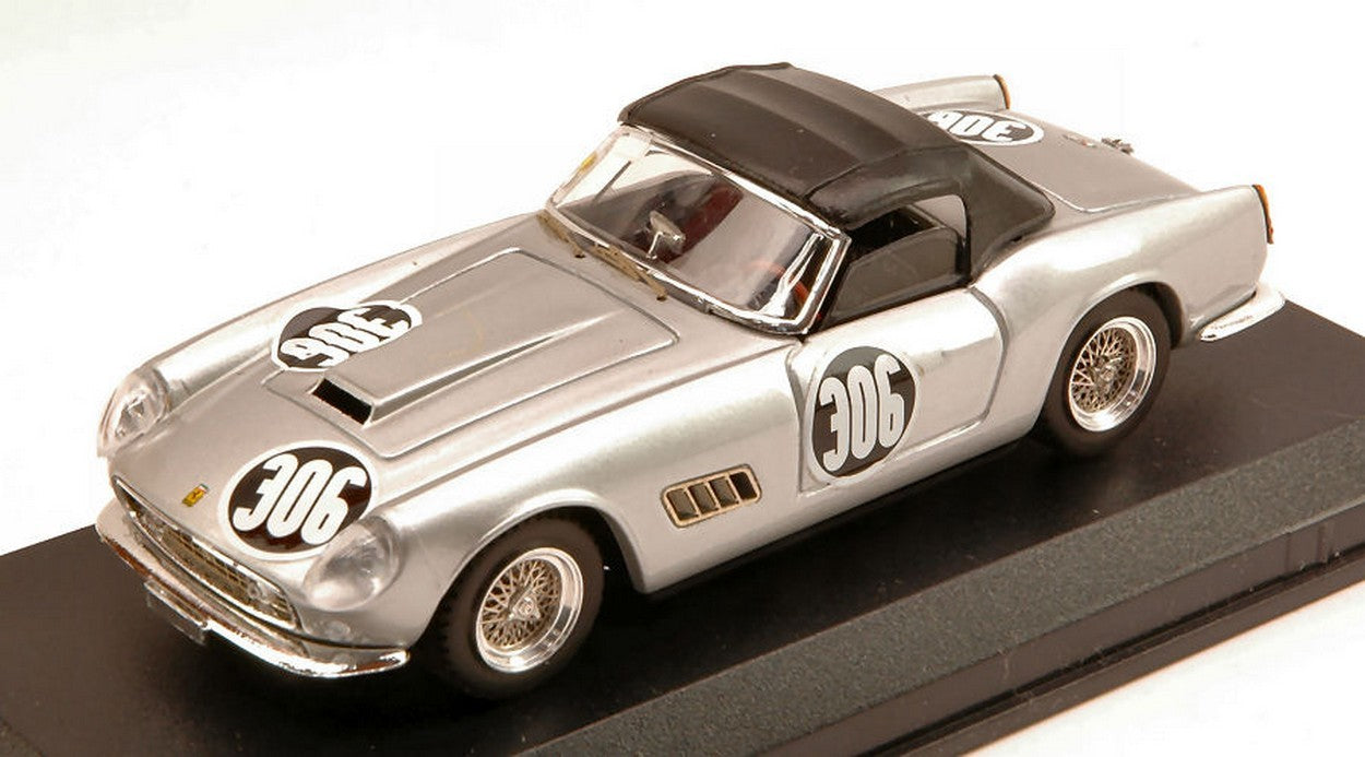 SCALE MODEL COMPATIBLE WITH FERRARI 250 SPYDER CALIFORNIA N.306 MEXICO CITY 1959 P.RODRIGUEZ 1:43 ART MODEL AM0165