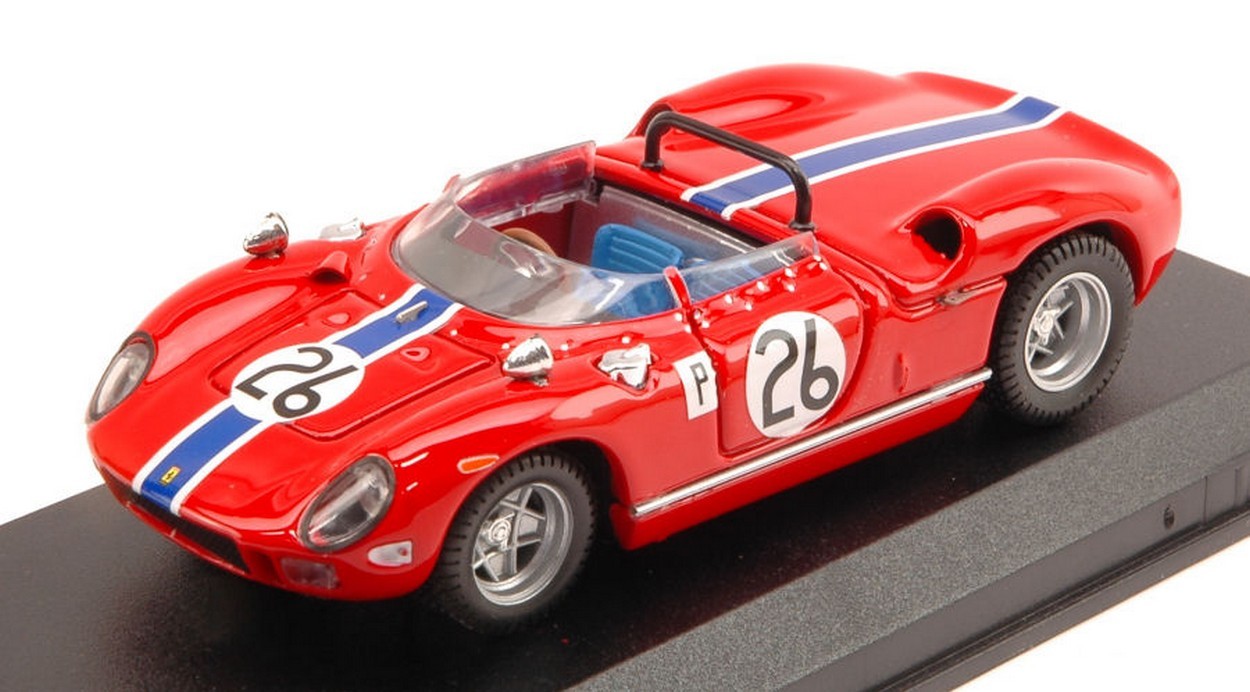 SCALE MODEL COMPATIBLE WITH FERRARI 250P N.26 47th 12H SEBRING 1969 RODRIGUEZ-PARSONS 1:43 ART MODEL AM0296