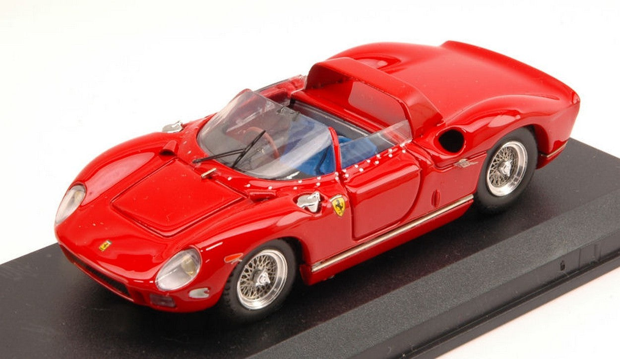 SCALE MODEL COMPATIBLE WITH FERRARI 275 (330) P 1964 PROVA RED 1:43 ART MODEL AM0162