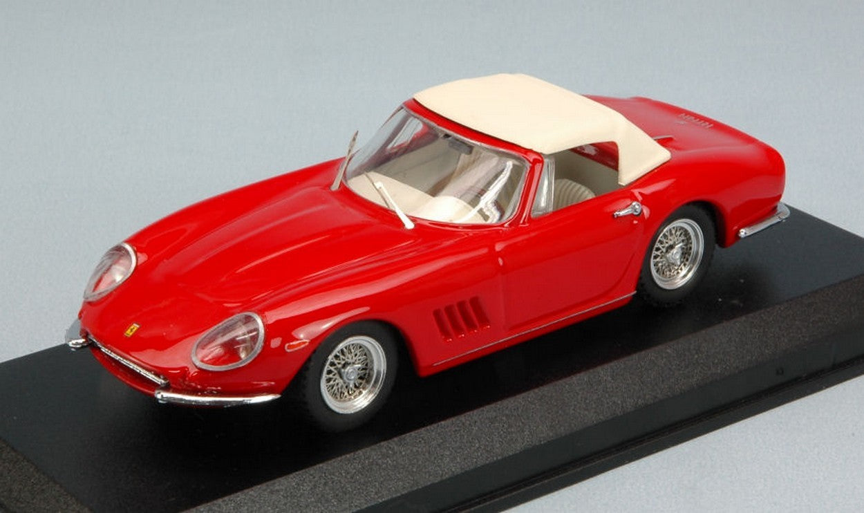 SCALE MODEL COMPATIBLE WITH FERRARI 275 GTB SPYDER NART 1967 RED 1:43 BEST MODEL BT9579