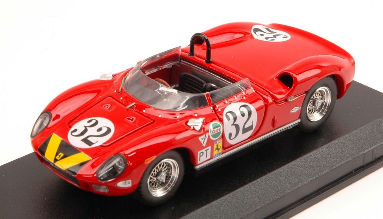 SCALE MODEL COMPATIBLE WITH FERRARI 275 P N.32 12th SEBRING 1965 O BRIEN-RICHARDS 1:43 ART MODEL AM0211
