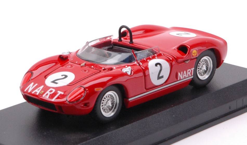 SCALE MODEL COMPATIBLE WITH FERRARI 275 P NART N.2 GPCANADA MOSPORT 1964 WALT HANSGEN 1:43 ART MODEL AM0434