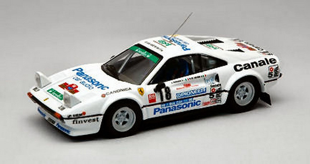 SCALE MODEL COMPATIBLE WITH FERRARI 308 GTB N.18 RETIRED ELBA 1982 TOGNANA-DE ANTONI 1:43 BEST MODEL BT9312