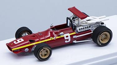 SCALE MODEL COMPATIBLE WITH FERRARI 312 F1/68 N.9 NURBURGRING GP 1968 J.ICKX 1:43 TECNOMODEL TMD43018C