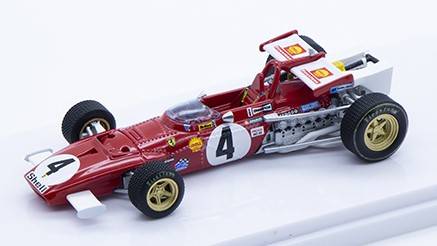 SCALE MODEL COMPATIBLE WITH FERRARI 312B N.4 WINNER ITALIA GP 1970 CLAY REGAZZONI 1:43 TECNOMODEL TMD4309A