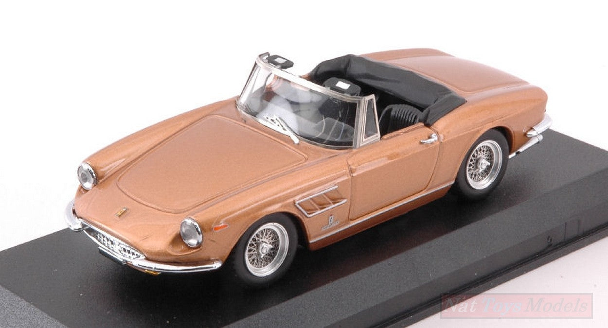 SCALE MODEL COMPATIBLE WITH FERRARI 330 GTS 1967 HAZELNUT MET. 1:43 BEST MODEL BT9733