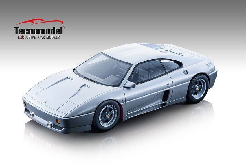 SCALE MODEL COMPATIBLE WITH FERRARI 348 ZAGATO 1991 NURBURGRING SILVER 1:18 TECNOMODEL TMD18131C