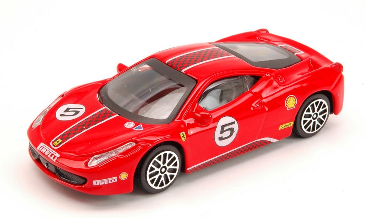 MODELLINO IN SCALA COMPATIBILE CON FERRARI 458 CHALLENGE 1:43 BURAGO BU31132