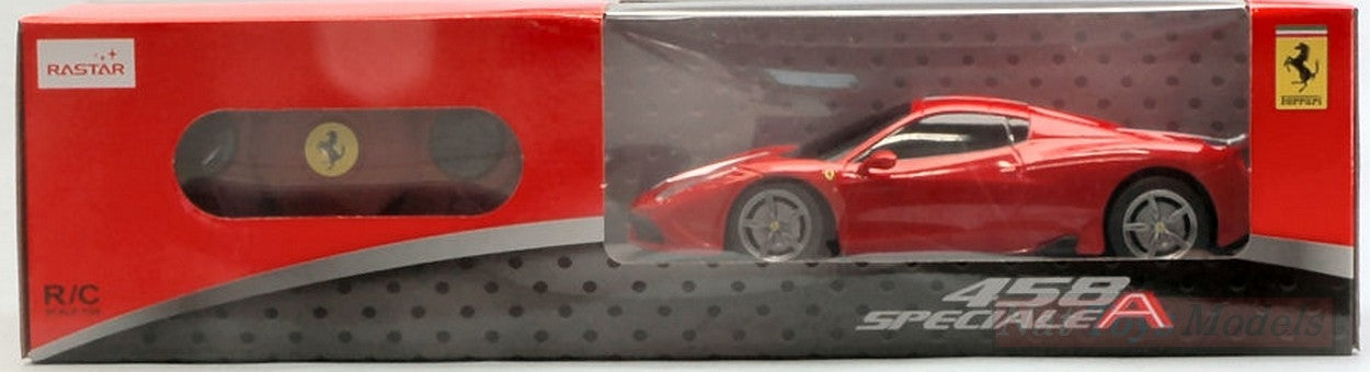 MODÈLE RÉDUIT COMPATIBLE AVEC RADIOCOMMANDE SPÉCIALE FERRARI 458 1:24 MONDO MOTORS MM63284