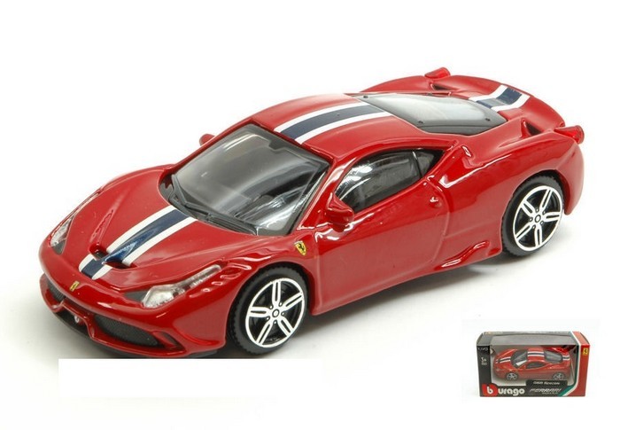 SCALE MODEL COMPATIBLE WITH FERRARI 458 SPECIALE RED 1:43 BURAGO BU36025