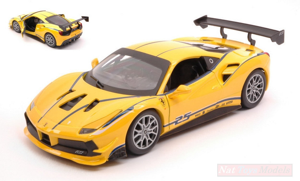 SCALE MODEL COMPATIBLE WITH FERRARI 488 CHALLENGE N.25 1:24 BURAGO BU26307