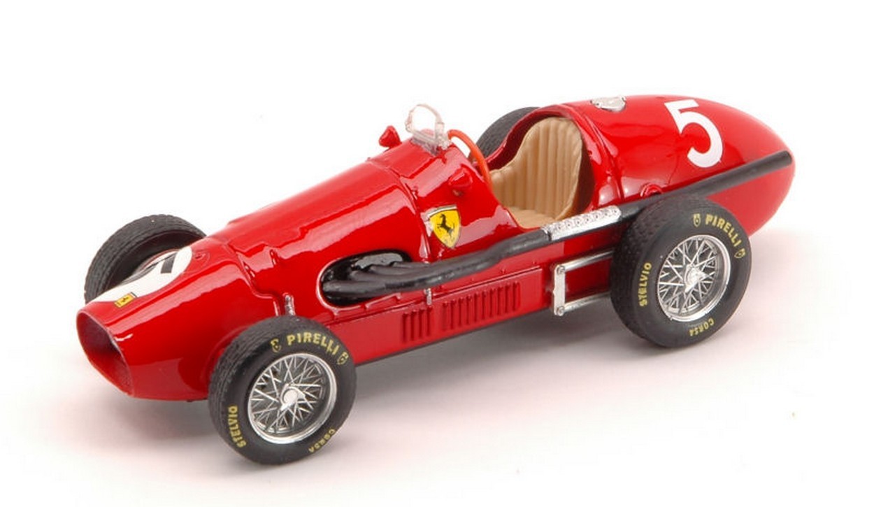 MODELLINO IN SCALA COMPATIBILE CON FERRARI 500 F 2 A.ASCARI 1953 N.5 WINNER BRITISH GP WORLD CHAMPION 1:43 BRUMM BM0044
