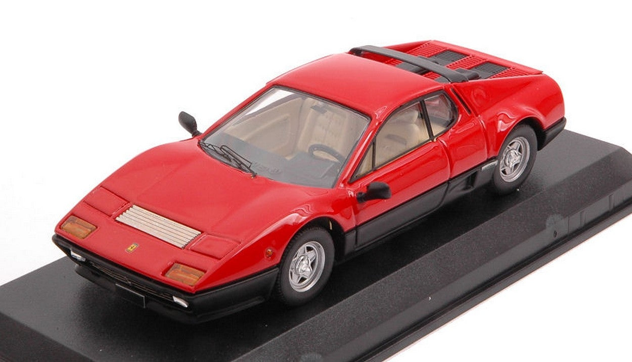 SCALE MODEL COMPATIBLE WITH FERRARI 512 BB 1976 RED/BLACK 1:43 BEST MODEL BT9802