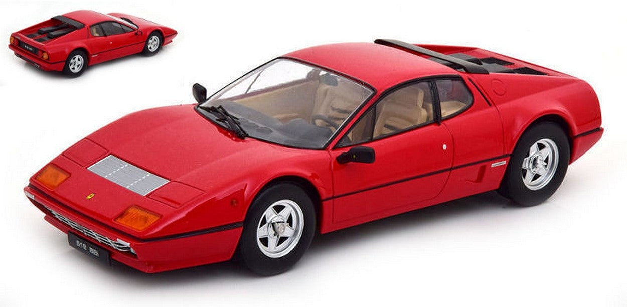 SCALE MODEL COMPATIBLE WITH FERRARI 512 BB 1981 RED 1:18 KK SCALE KKDC180541