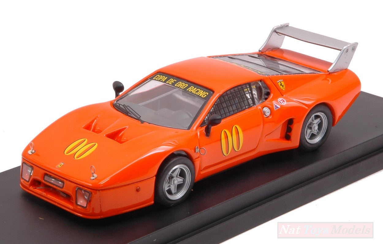 MODELLINO IN SCALA COMPATIBILE CON FERRARI 512 BB LM N.00 COPA DE ORO RACING 1979 J.MASTERSON 1:43 BEST MODEL BT9773
