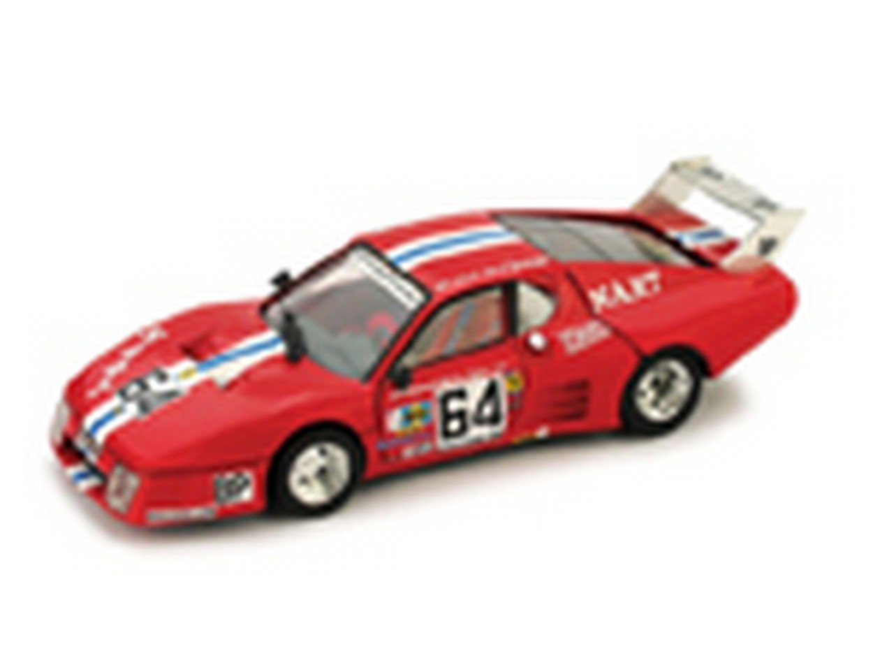 MODELLINO IN SCALA COMPATIBILE CON FERRARI 512 BB LM N.64 ACCIDENT LM 1979 DELAUNAY-GRANDET-HENN 1:43 BRUMM BM0417