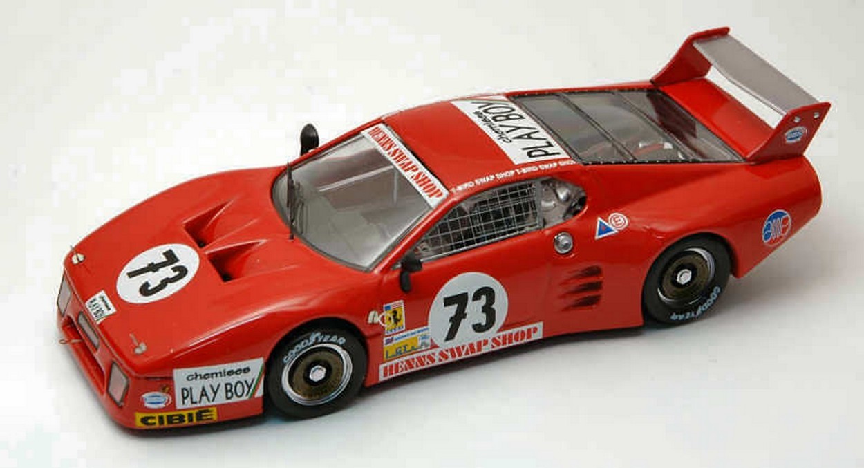 SCALE MODEL COMPATIBLE WITH FERRARI 512 BB N.73 49th LM 1982 HENN-LANIER-MORIN 1:43 BEST MODEL BT9323