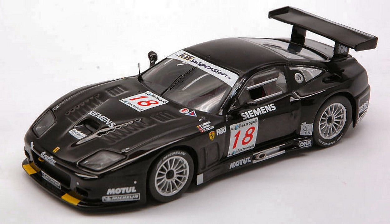 SCALE MODEL COMPATIBLE WITH FERRARI 575 M N.18 MONZA 2004 1:43 IXO MODEL GTM031