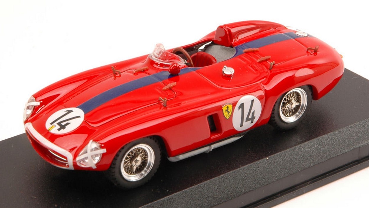 SCALE MODEL COMPATIBLE WITH FERRARI 750 MONZA N.14 DNF LM 1955 M.GREGORY-"SPARKEN" 1:43 ART MODEL AM0187