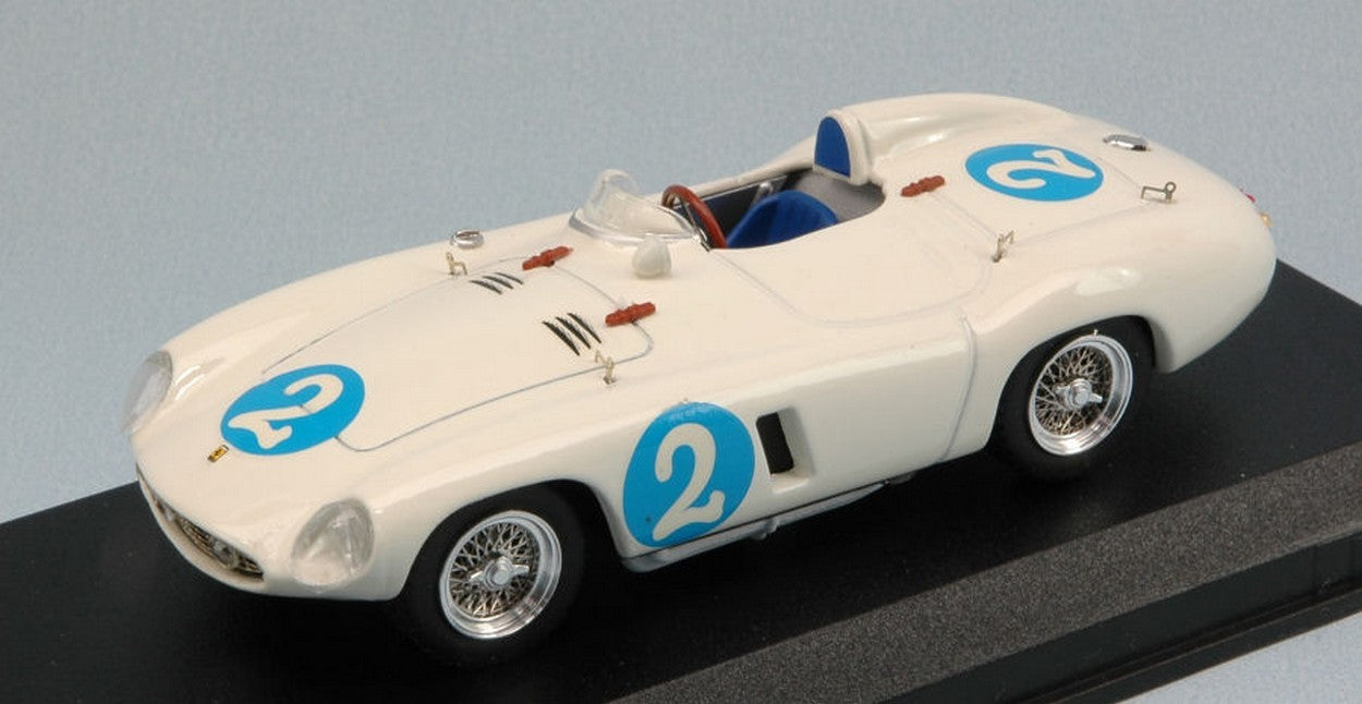 SCALE MODEL COMPATIBLE WITH FERRARI 750 MONZA N.2 2nd PALM SPRING 1956 P.HILL 1:43 ART MODEL AM0156