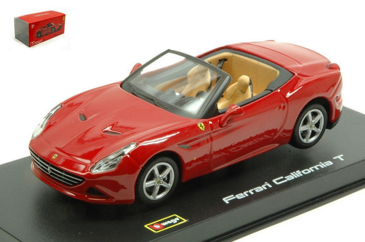 SCALE MODEL COMPATIBLE WITH FERRARI CALIFORNIA T OPEN 2014 RED SIGNATURE 1:43 BURAGO BU36903R