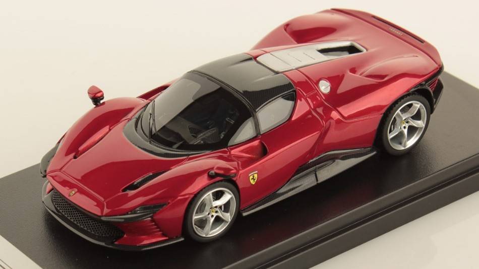 MODELE REDUIT COMPATIBLE AVEC FERRARI DAYTONA SP3 MAGMA ROUGE 1:43 LOOKSMART LS535A