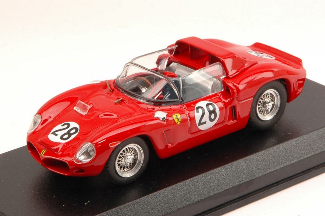 SCALE MODEL COMPATIBLE WITH FERRARI DINO 246 SP N.28 26th LM 1962 R.RODRIGUEZ-P.RODRIGUEZ 1:43 ART MODEL AM0042