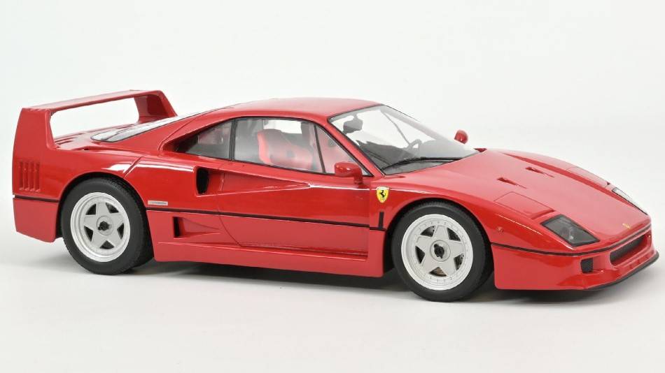 SCALE MODEL COMPATIBLE WITH FERRARI F40 1987 RED 1:12 NOREV NV127900