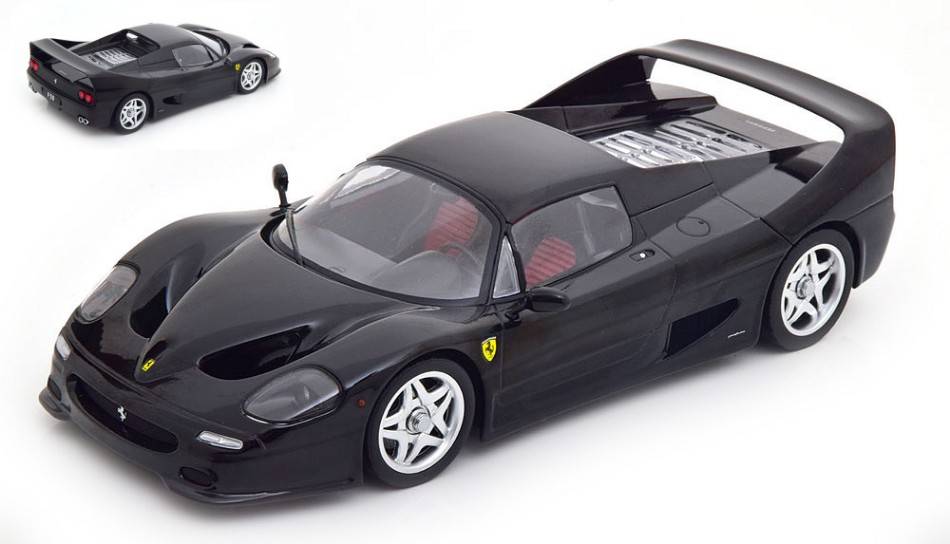 MODELLINO IN SCALA COMPATIBILE CON FERRARI F50 HARDTOP 1995 BLACK 1:18 KK SCALE KKDC180982