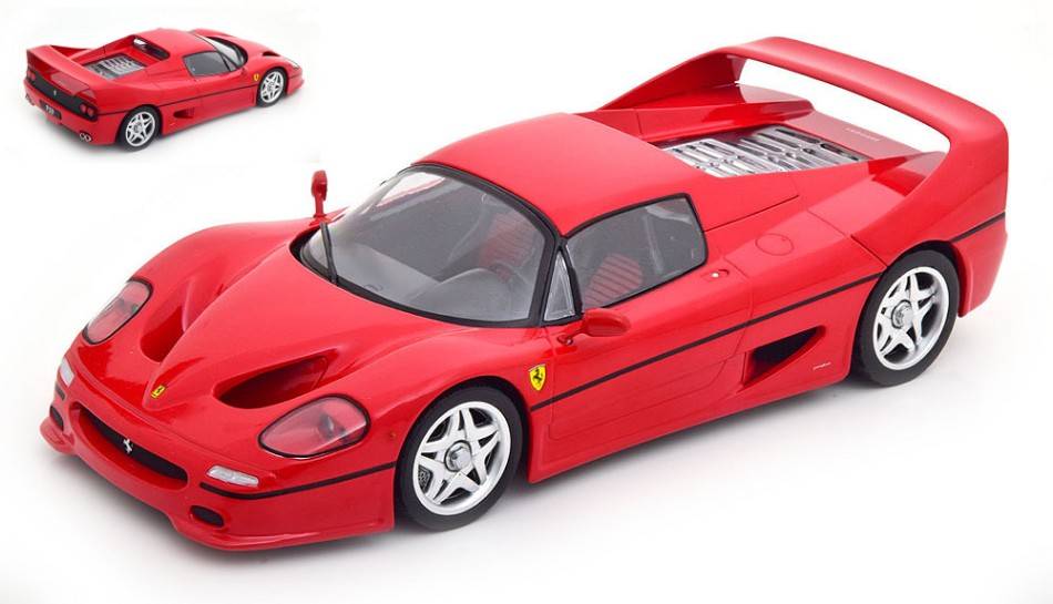 MODELLINO IN SCALA COMPATIBILE CON FERRARI F50 HARDTOP 1995 RED 1:18 KK SCALE KKDC180981