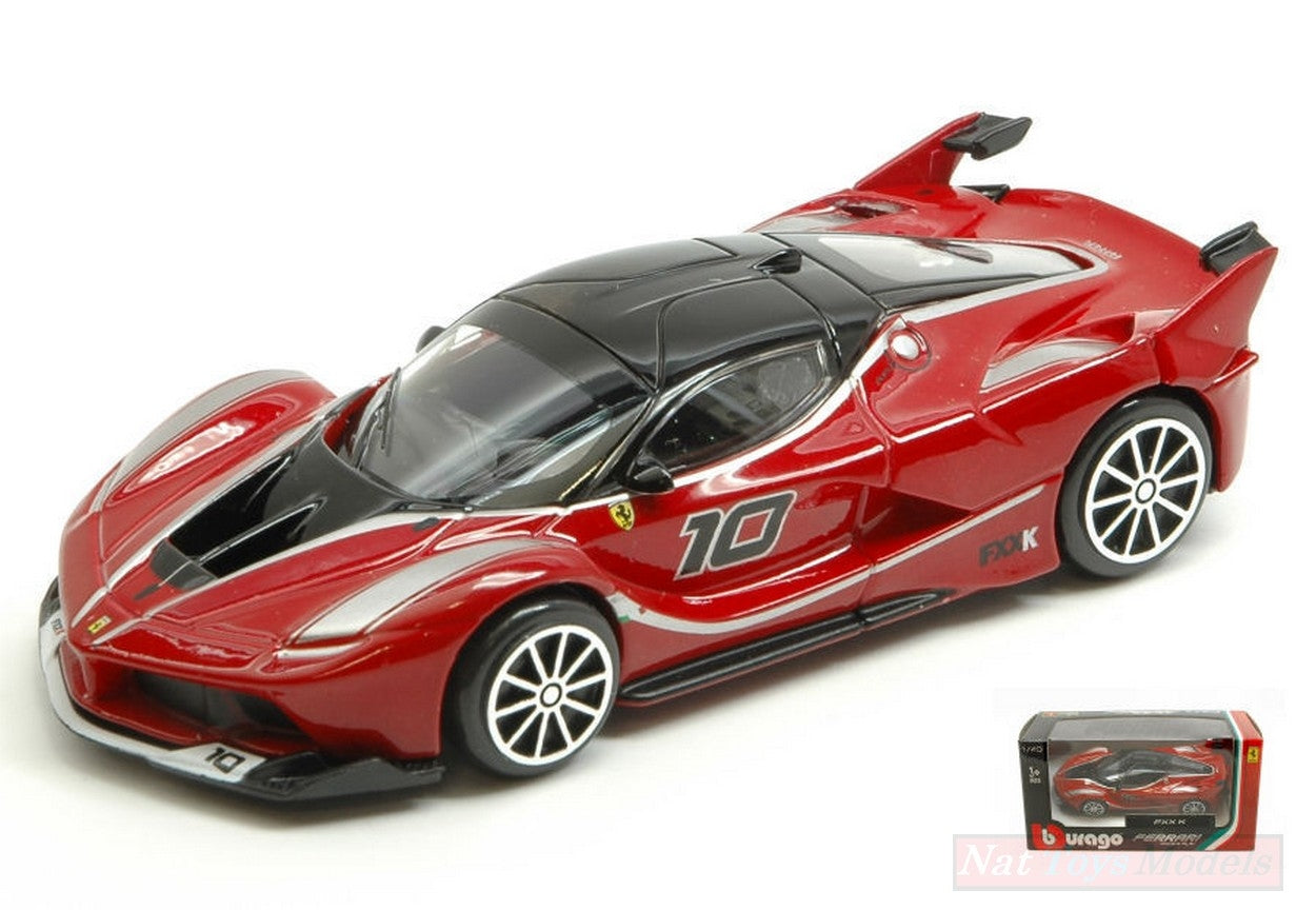 SCALE MODEL COMPATIBLE WITH FERRARI FXX K RED 1:43 BURAGO BU36024