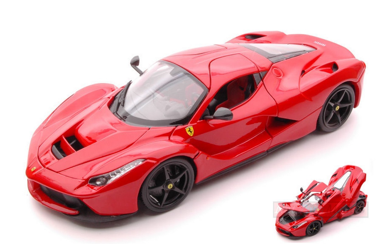 SCALE MODEL COMPATIBLE WITH FERRARI LA FERRARI 2013 RED 1:18 BURAGO BU16001R