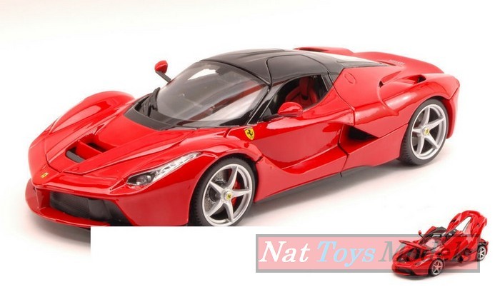 SCALE MODEL COMPATIBLE WITH FERRARI LA FERRARI 2013 RED SIGNATURE 1:18 BURAGO BU16901R