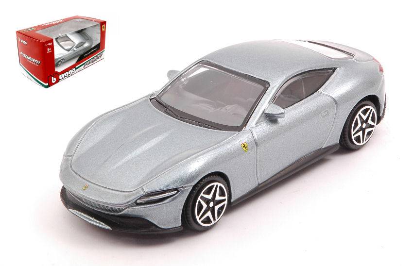 SCALE MODEL COMPATIBLE WITH FERRARI ROMA GRAY 1:43 BURAGO BU36047G MODEL