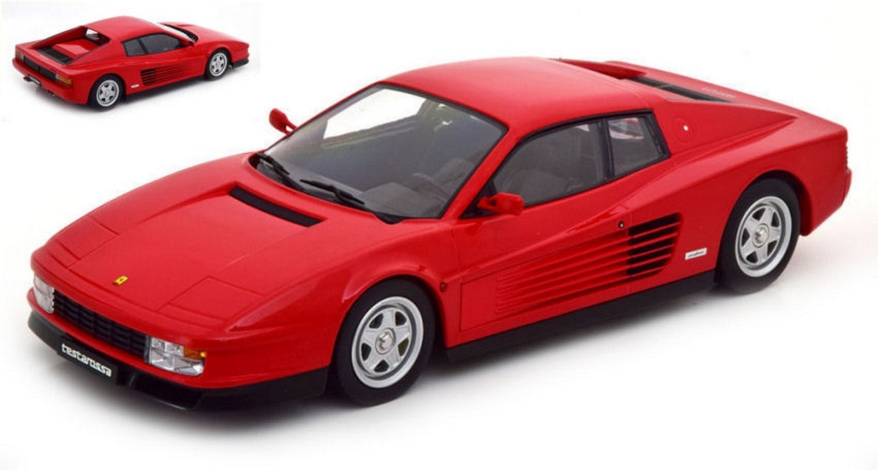 SCALE MODEL COMPATIBLE WITH FERRARI TESTAROSSA 1986 RED 1:18 KK SCALE KKDC180511