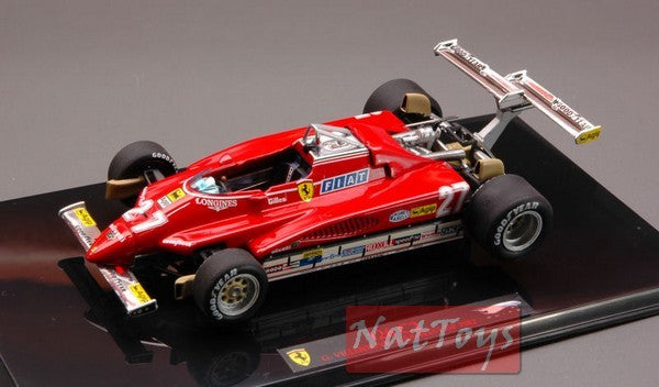 modellino IN SCALA COMPATIBILE CON Ferrari VILLENEUVE 1982 USA GP 1:43 Elite Hot Wheels HWT6268