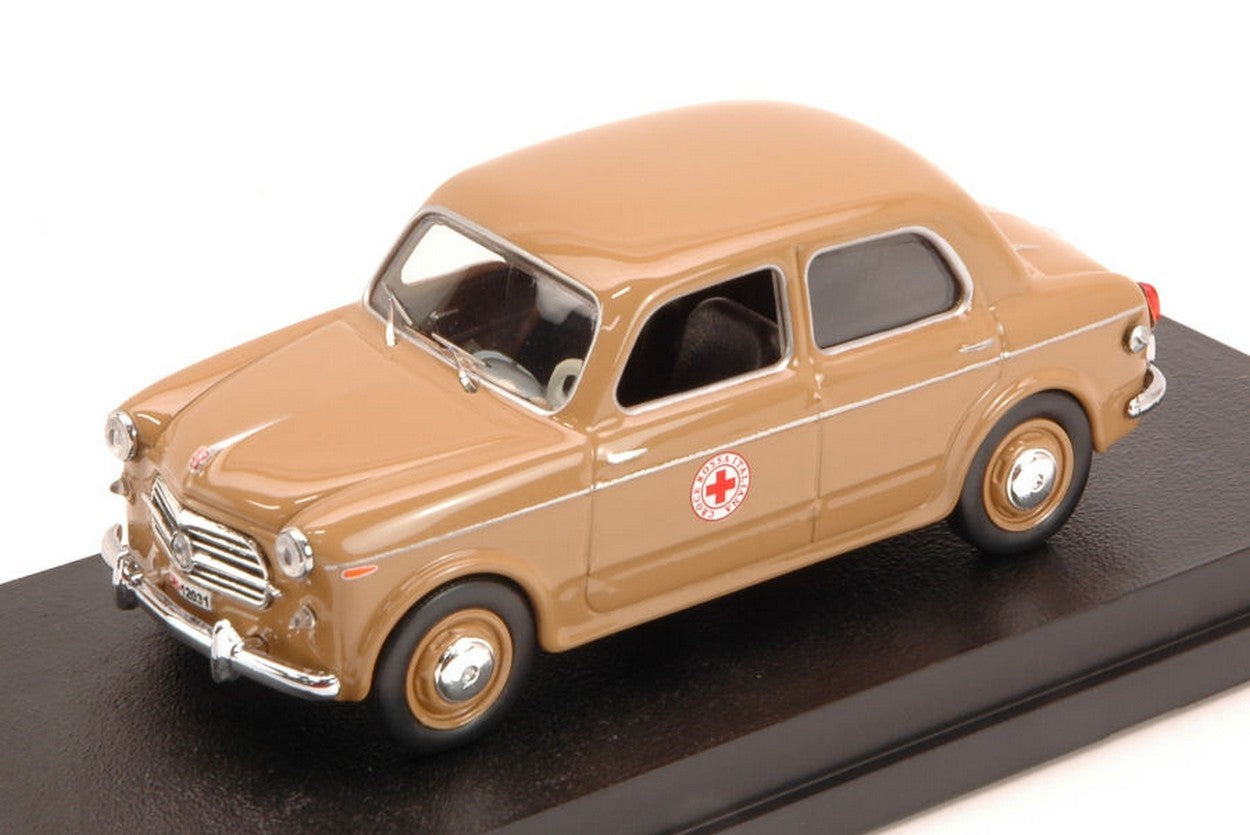 MODELLINO IN SCALA COMPATIBILE CON FIAT 1100/103 CROCE ROSSA ITALIANA 1956 1:43 RIO RI4468