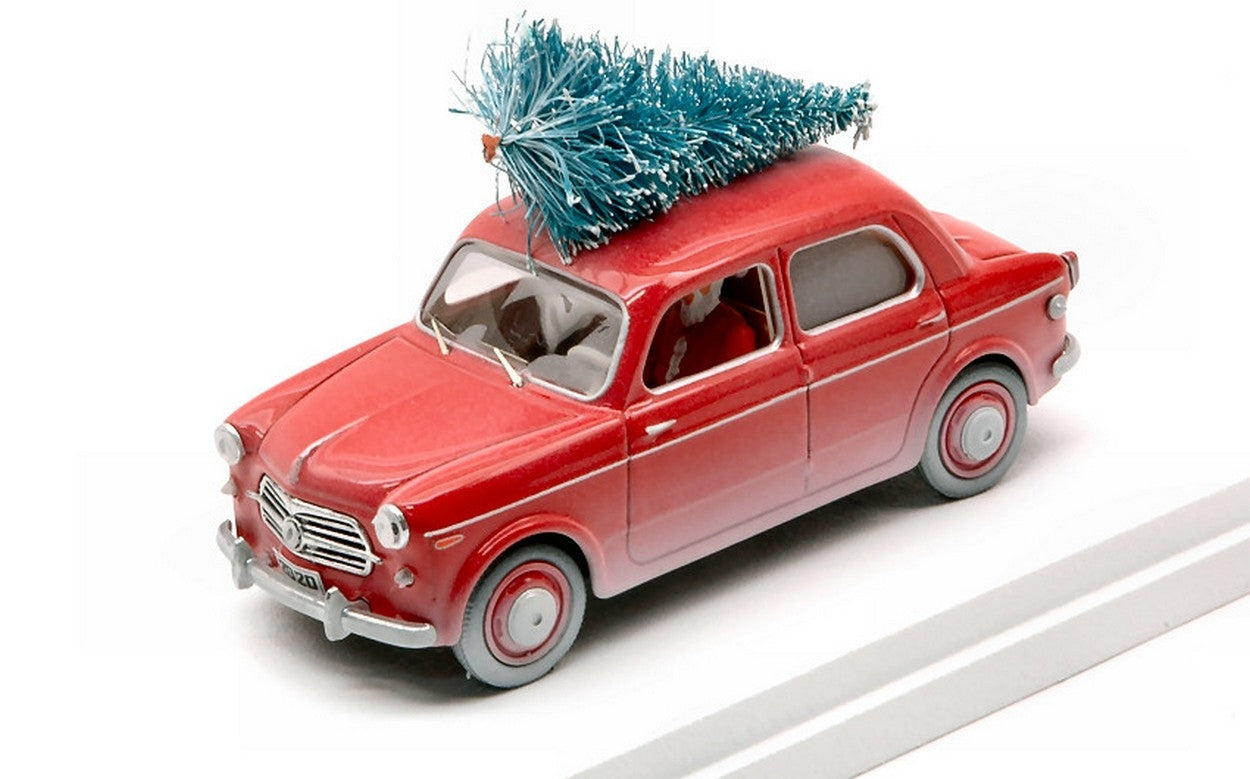 MODÈLE RÉDUIT COMPATIBLE AVEC FIAT 1100/103 TV NOËL 2020 AVEC PÈRE AU VOLANT 1:43 RIO RI4637-P