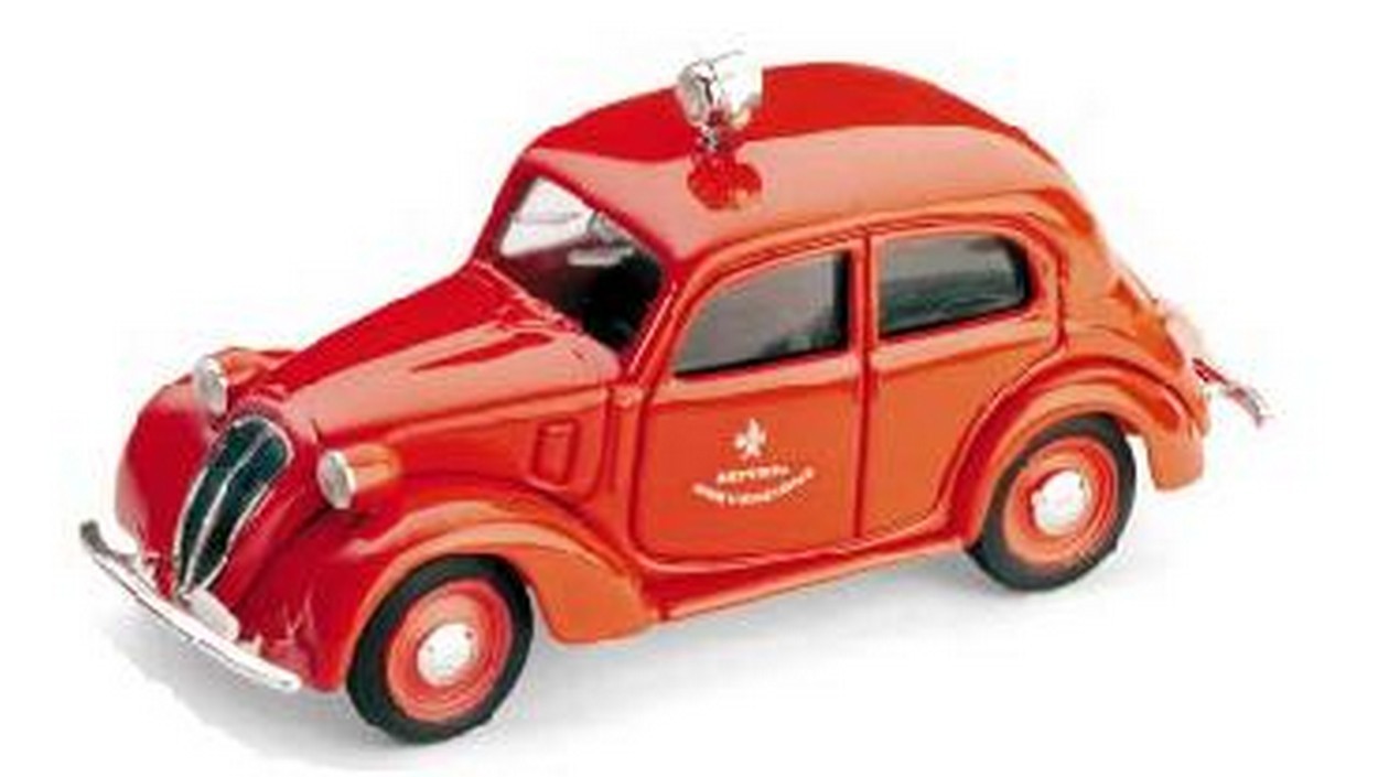 SCALE MODEL COMPATIBLE WITH FIAT 1100 (508 C) FIRE DEPARTMENT 1:43 BRUMM BM0063