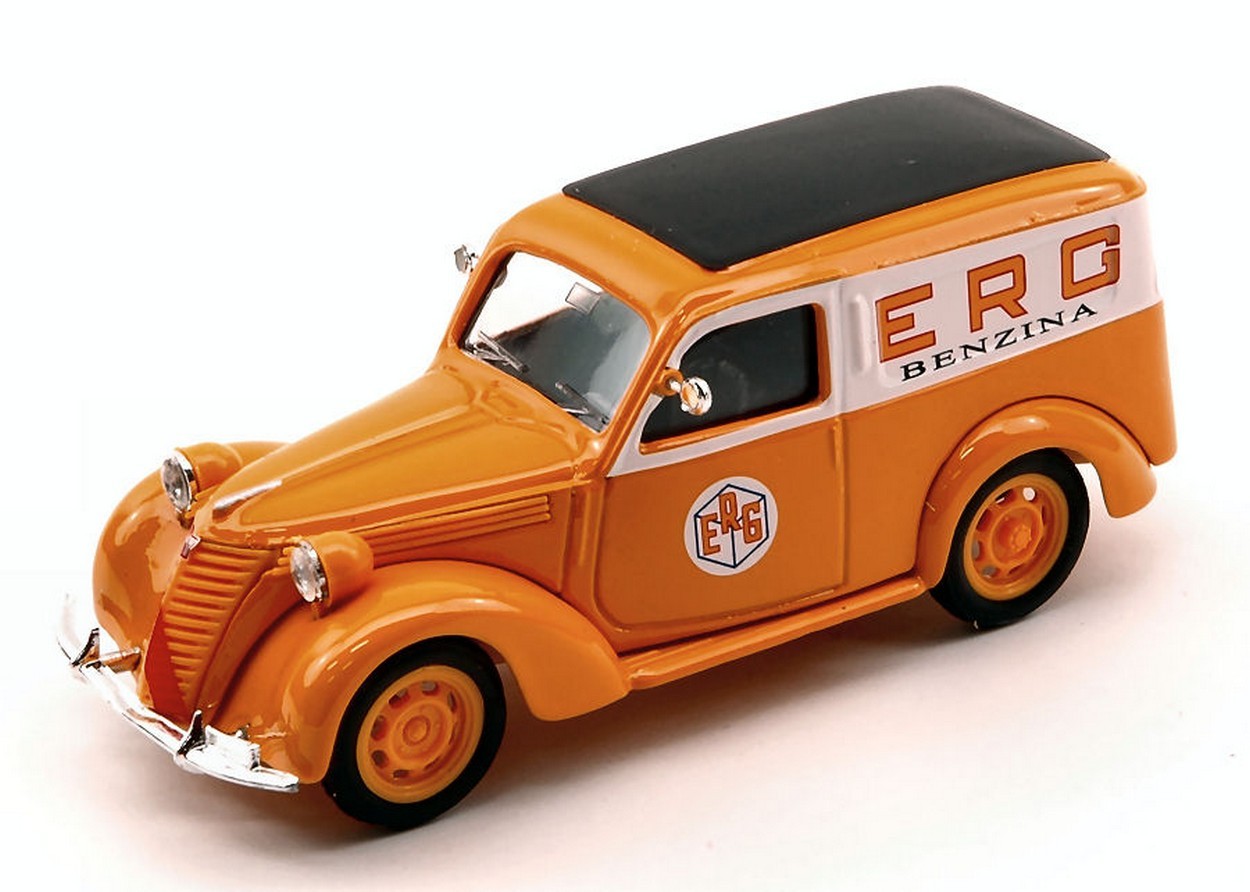 SCALE MODEL COMPATIBLE WITH FIAT 1100 AND ERG VAN 1950 1:43 BRUMM BM0375