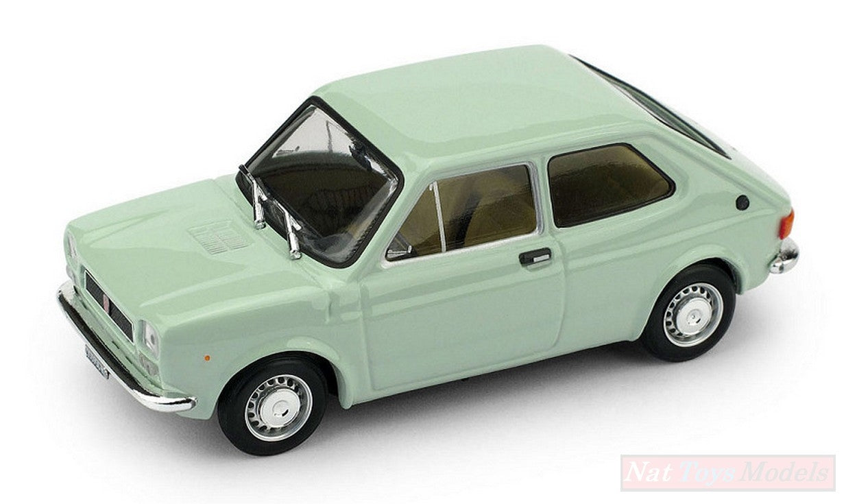 SCALE MODEL COMPATIBLE WITH FIAT 127 1st SERIES 1971 LIGHT GREEN 1:43 BRUMM BM0500-11