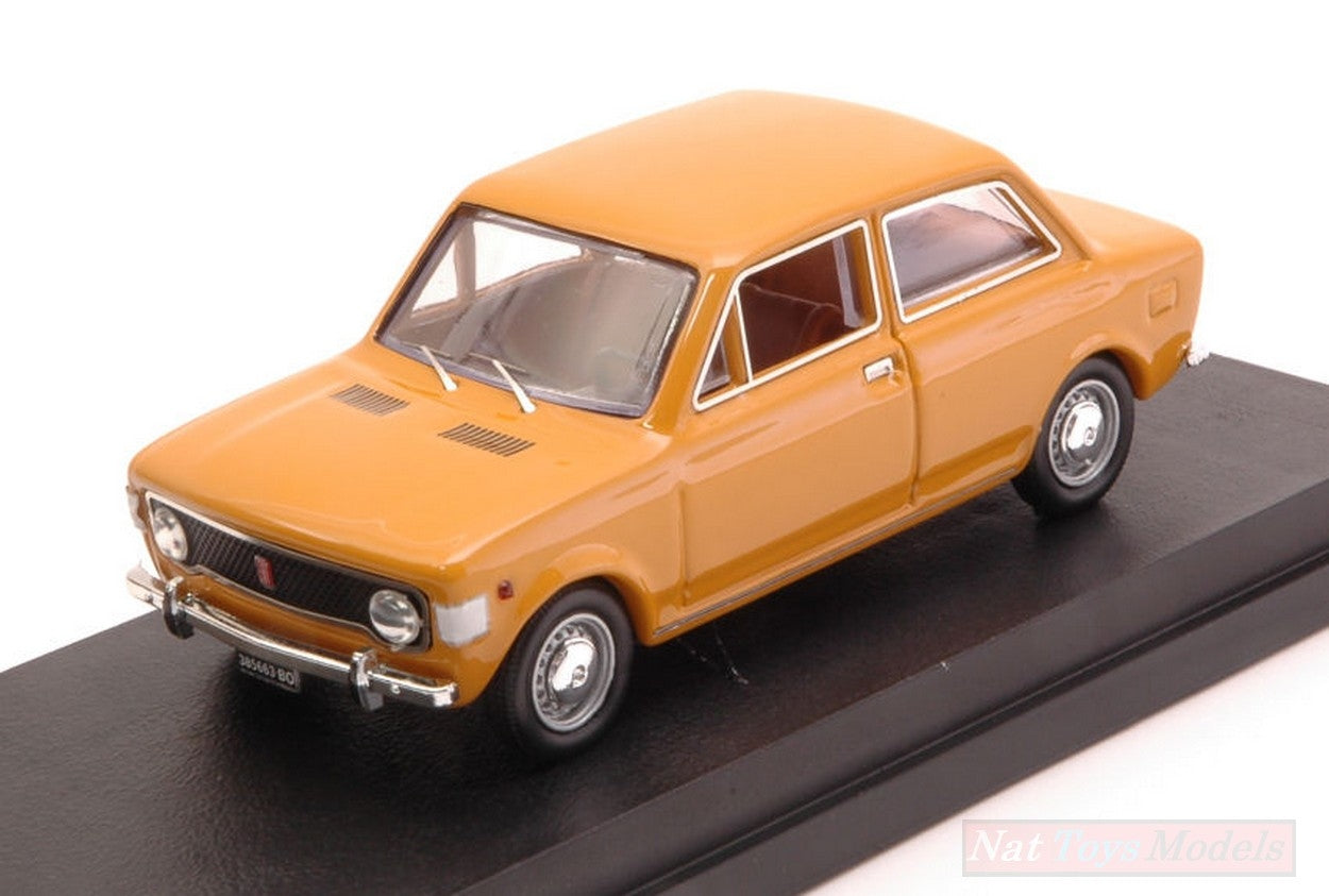 SCALE MODEL COMPATIBLE WITH FIAT 128 2 DOORS 1969 YELLOW 1:43 RIO RI4161-1