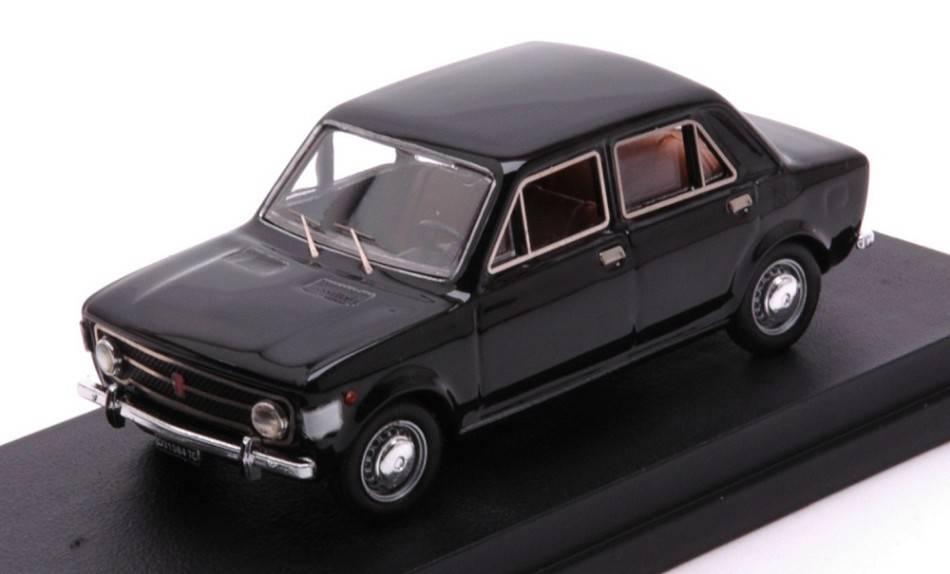 SCALE MODEL COMPATIBLE WITH FIAT 128 4 DOORS 1969 BLACK 1:43 RIO RI4135-1