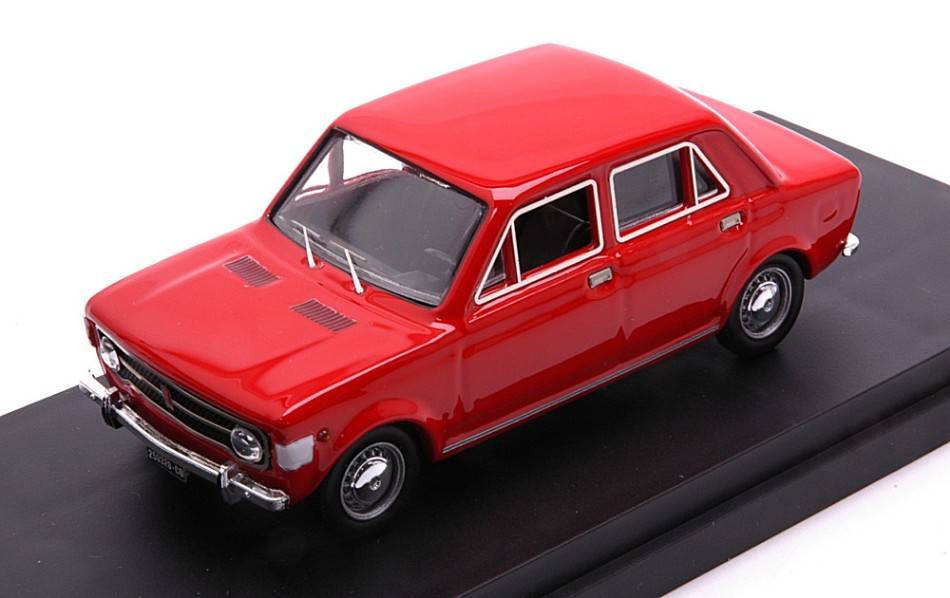 SCALE MODEL COMPATIBLE WITH FIAT 128 4 DOORS 1969 RED 1:43 RIO RI4684